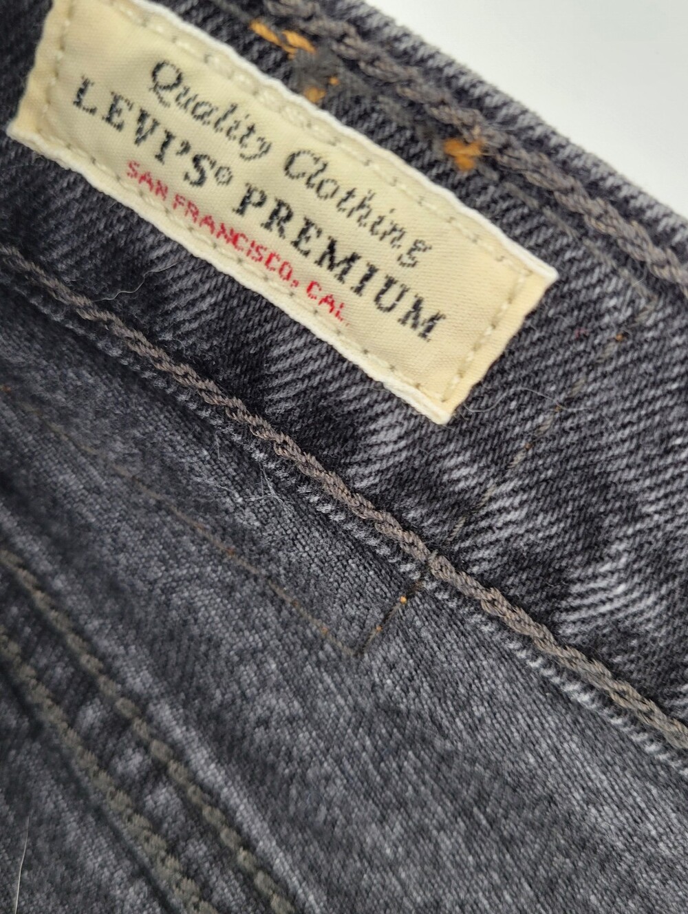 Levi's Wedgie Bootcut Jeans Black Size 31 - Picture 8 of 12